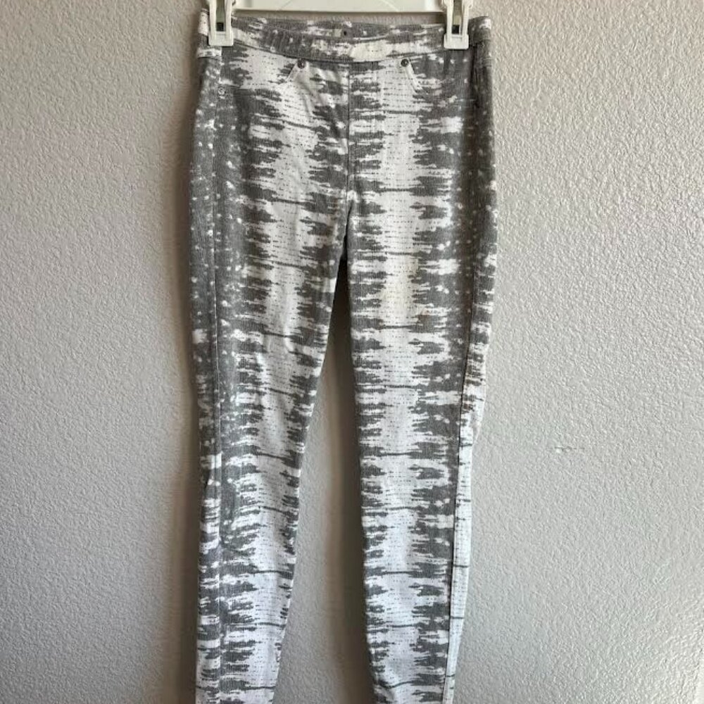 White Acid Wash Jeggings